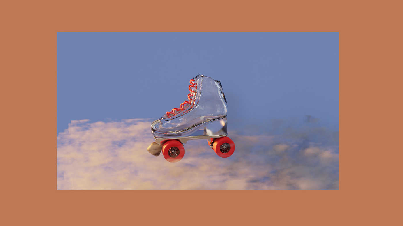 3D Album art cover ep roller rollers skate Skating song