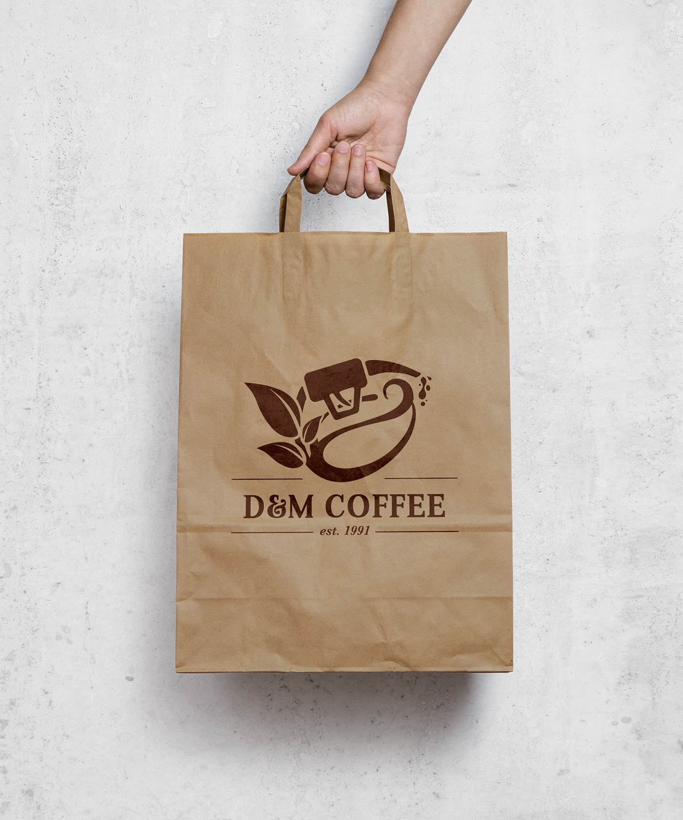 D&M Coffee Coffee cafe fresh rebranding