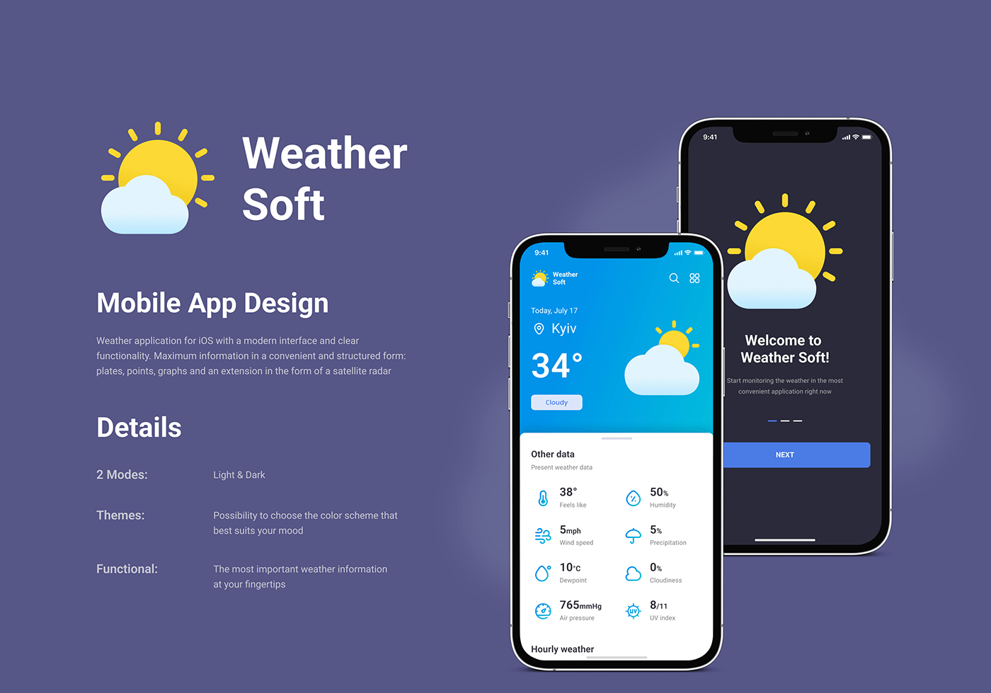 app app design application Figma ios mobile Mobile app UI ux weather