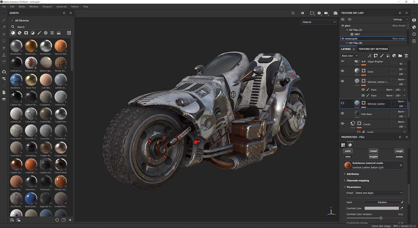 3D 3D scanning Automotive design Bike CGI Cyberpunk HardSurface motorcycle Photogrammetry Scifi