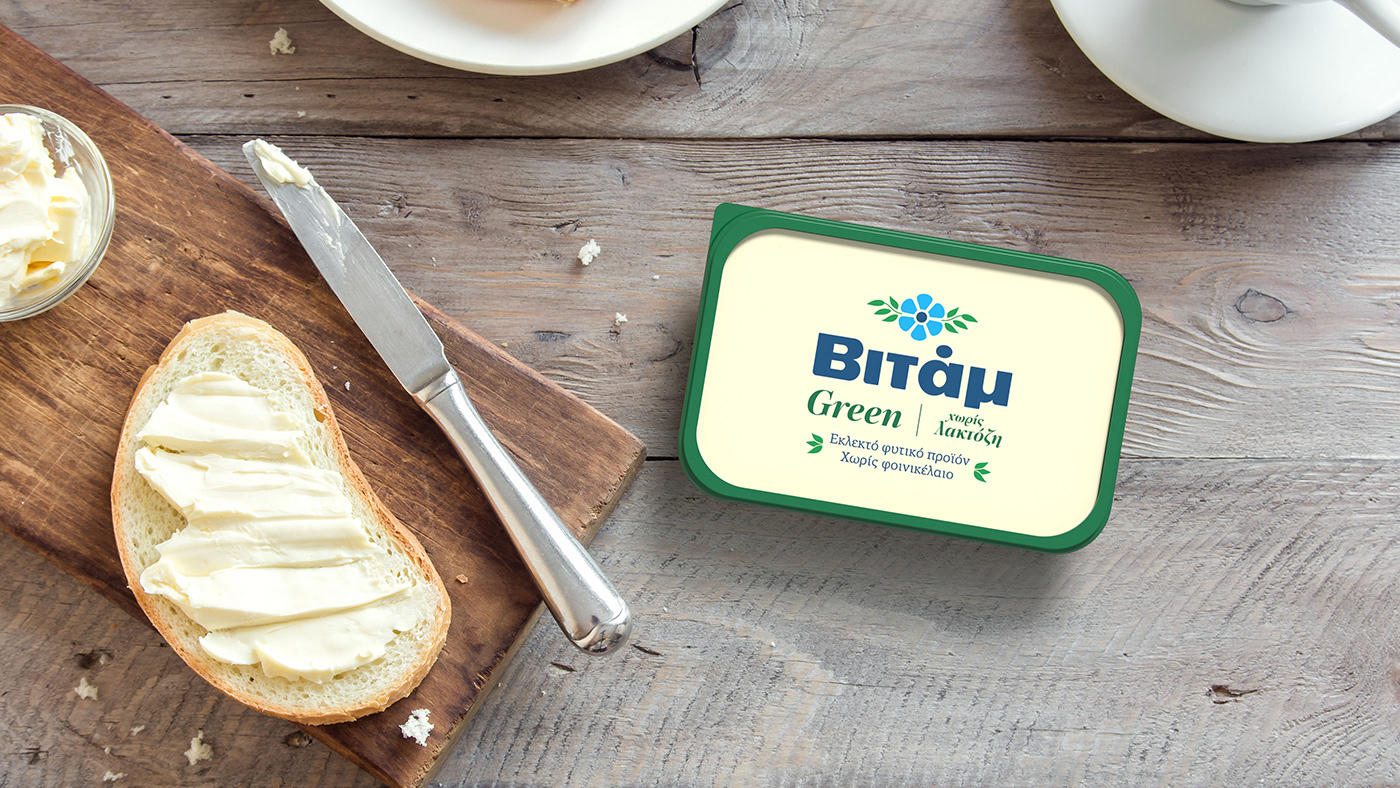 Food Packaging graphic design  margarine packaging Packaging rebranding typography  