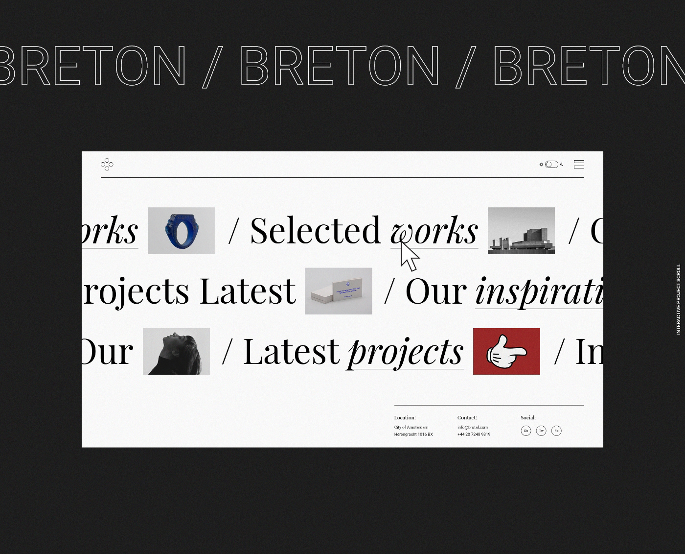 agency art direction  Brutalism Brutalist brutalist design portfolio UI ux Webdesign brutal