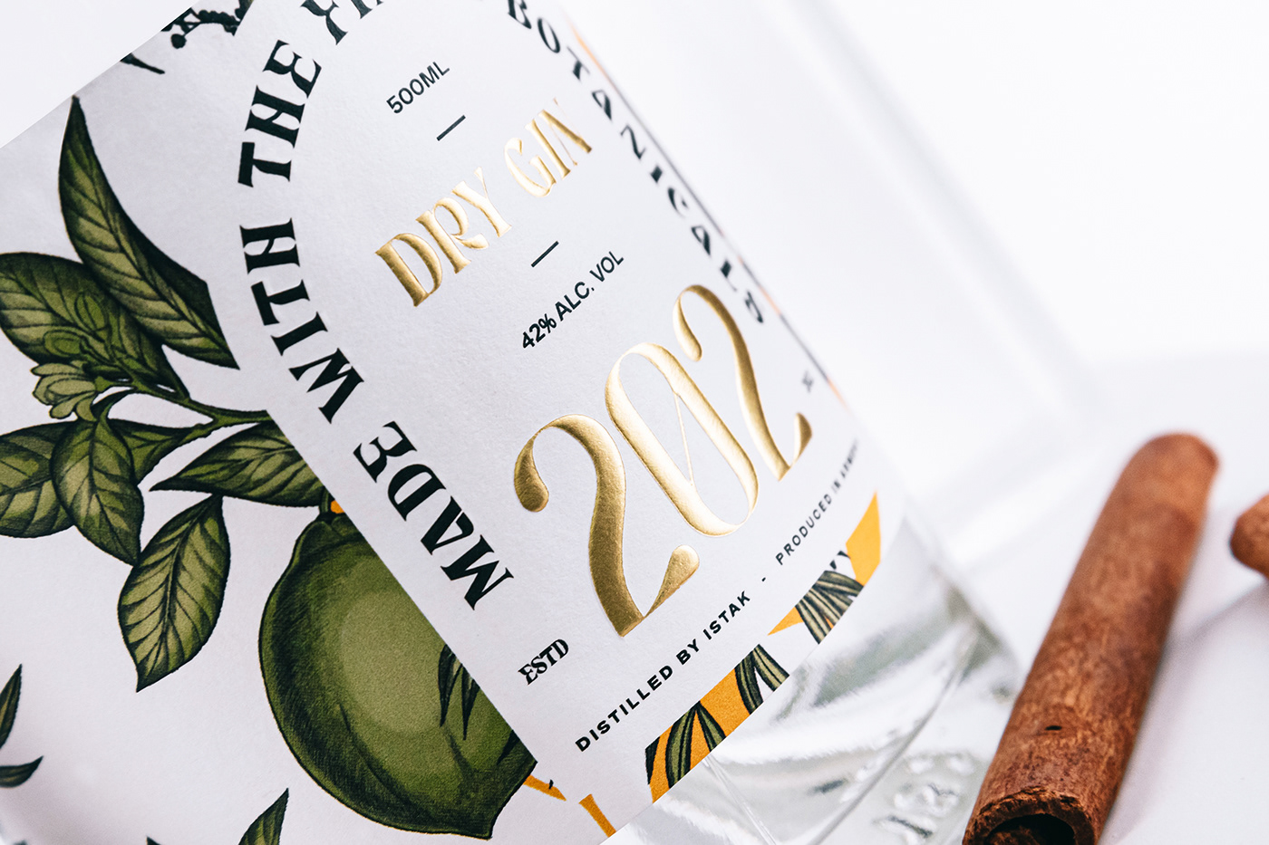 beverage branding  drink gin Label Packaging packaging design product design 