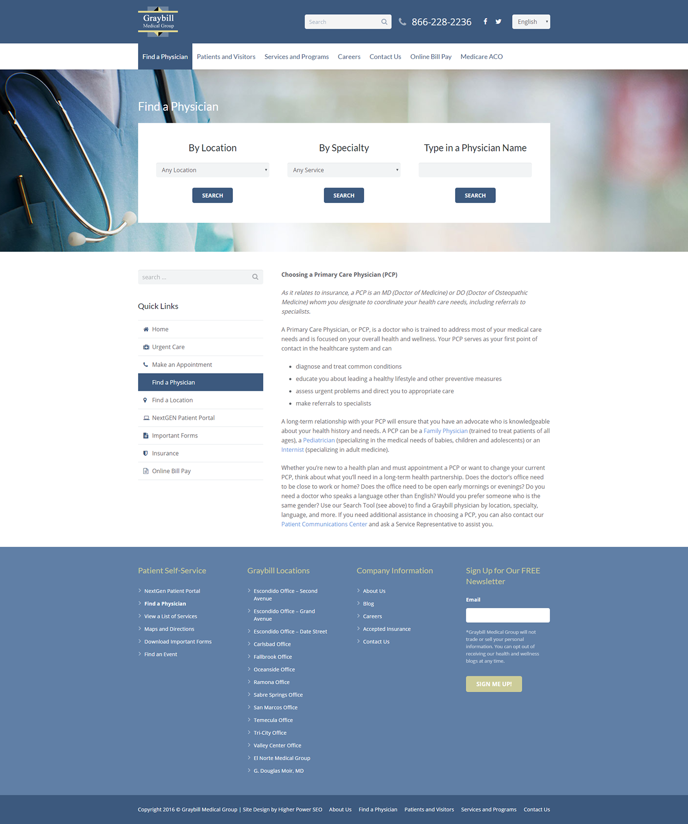 wordpress medical php Website Web Design 