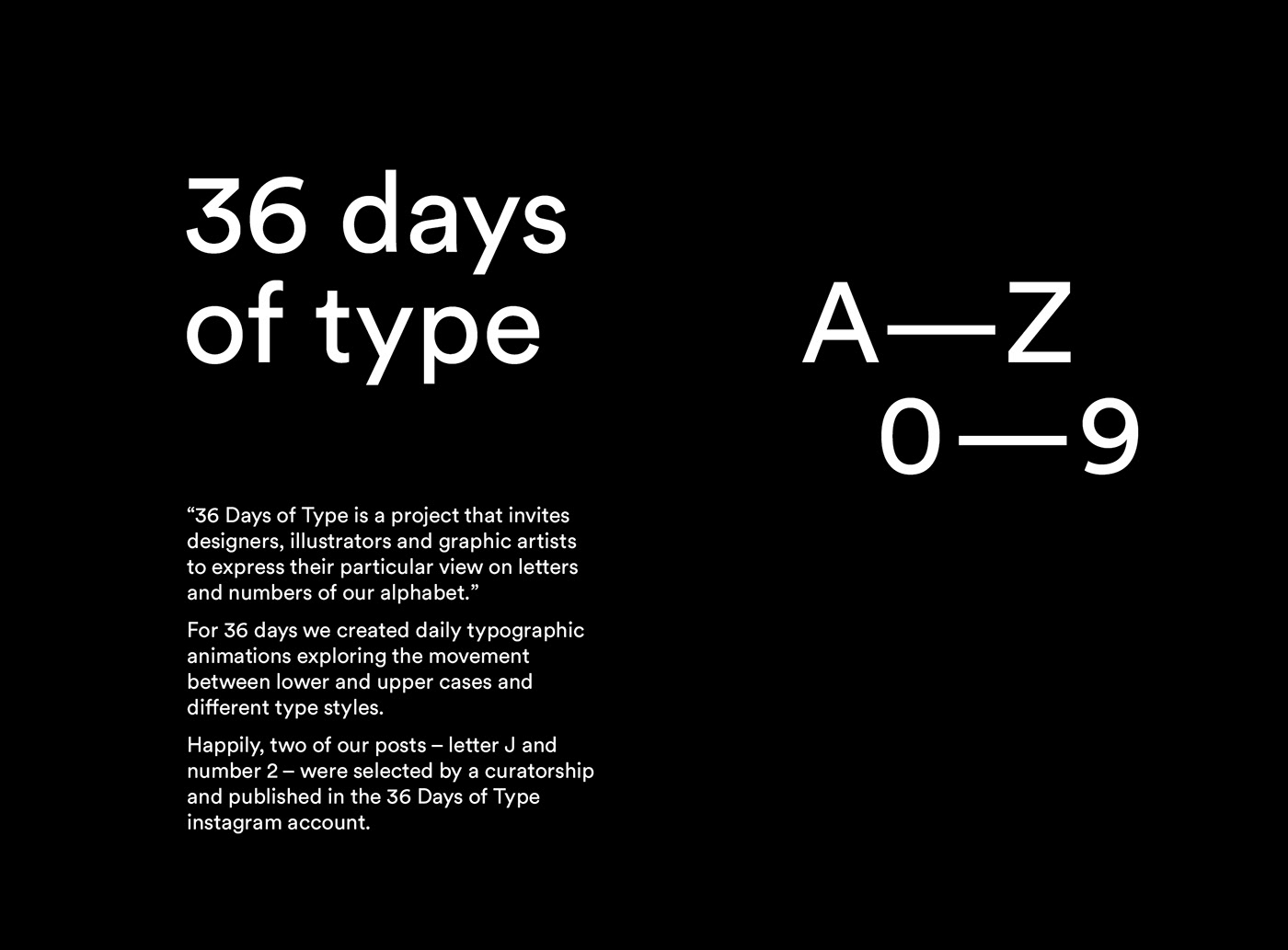 motion Type Animation 36 days of type motion design loop