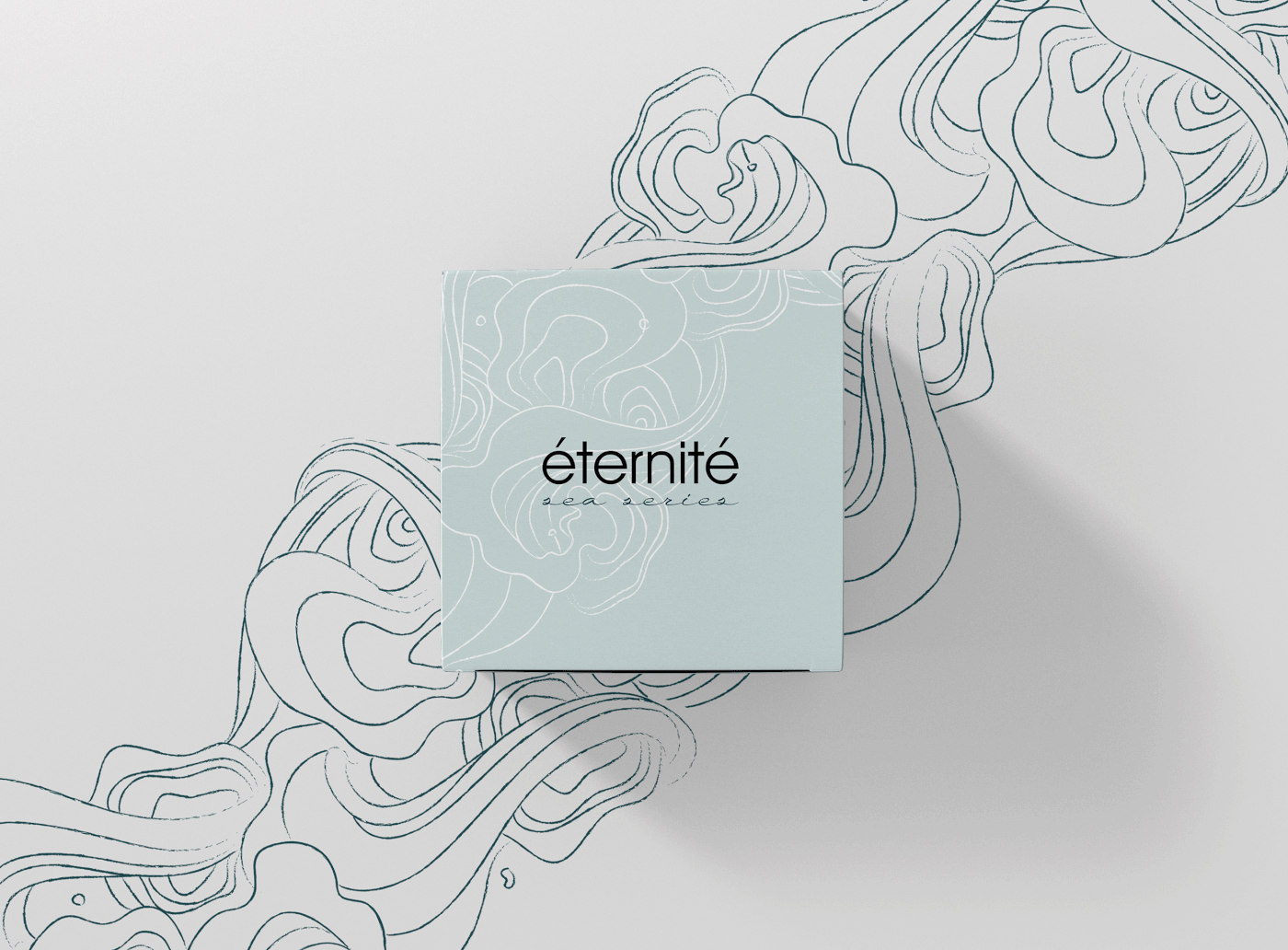 branding  graphic design  Packaging skin care Eternity corporate
