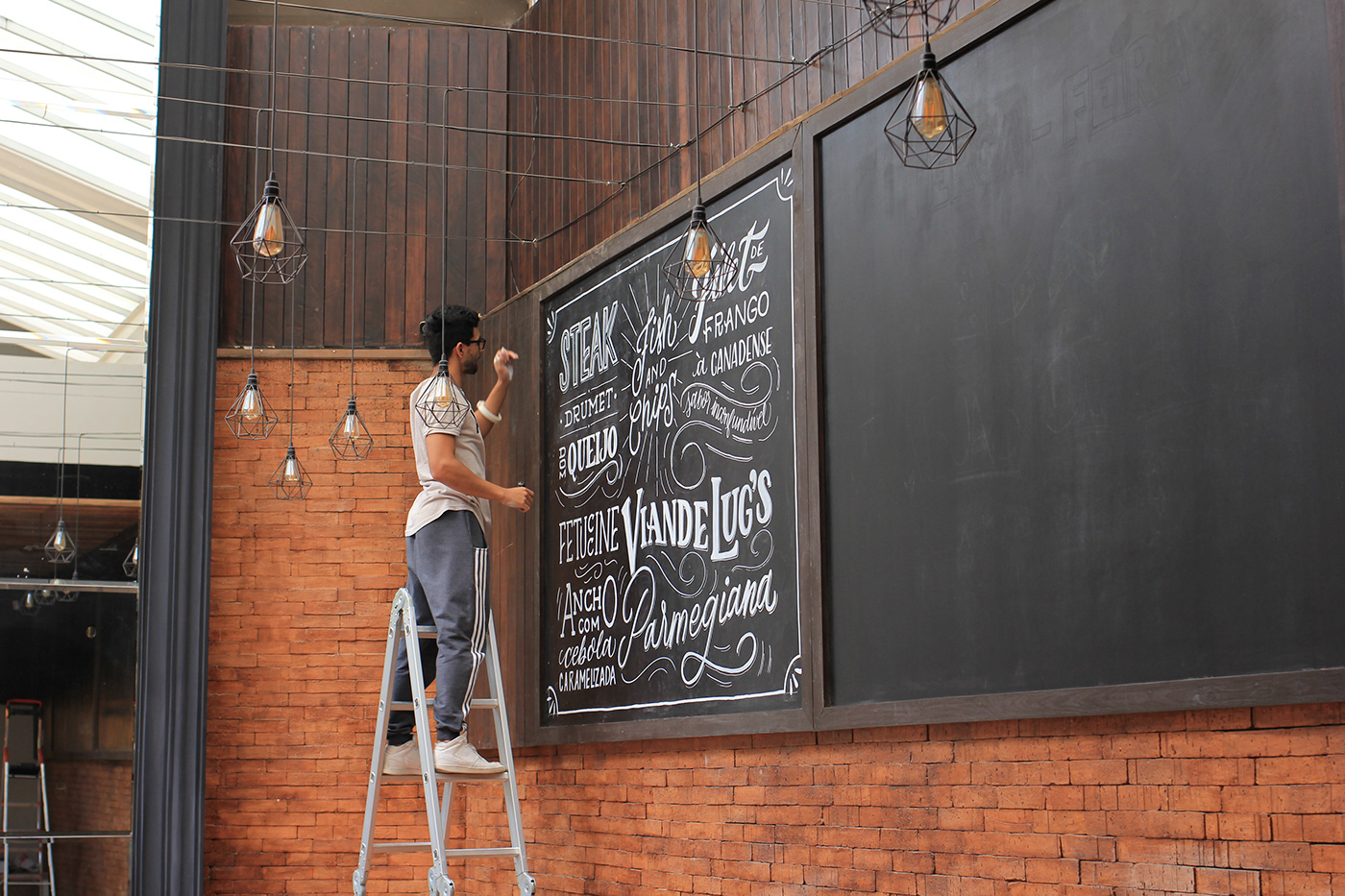 lettering lousa quadro negro Chalkboard GIZ Posca Decoração chalklettering