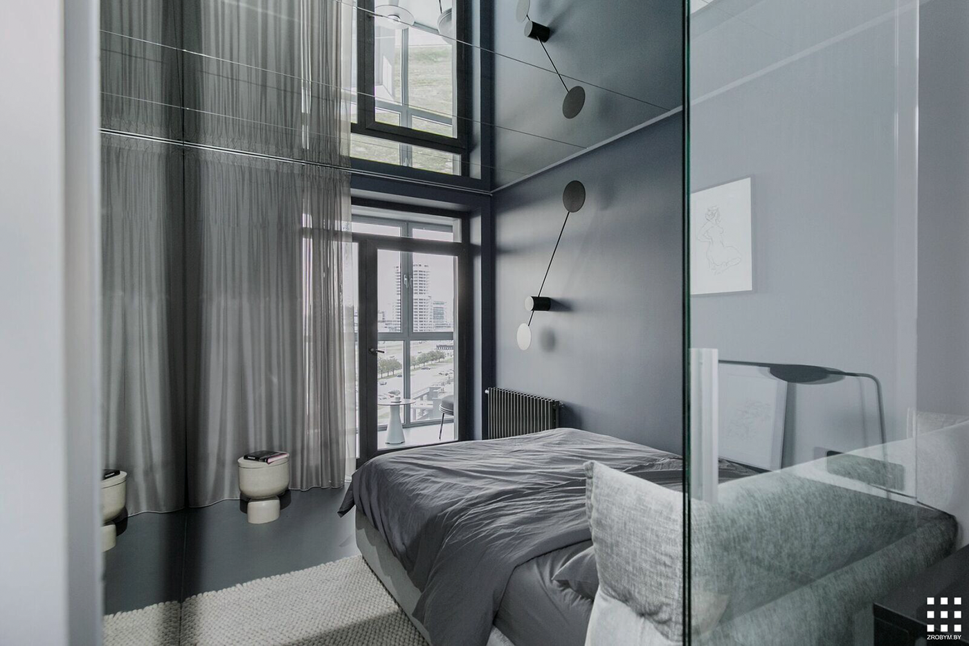 interior design  art abstract blue man apartment ideas lukshery Style gradient