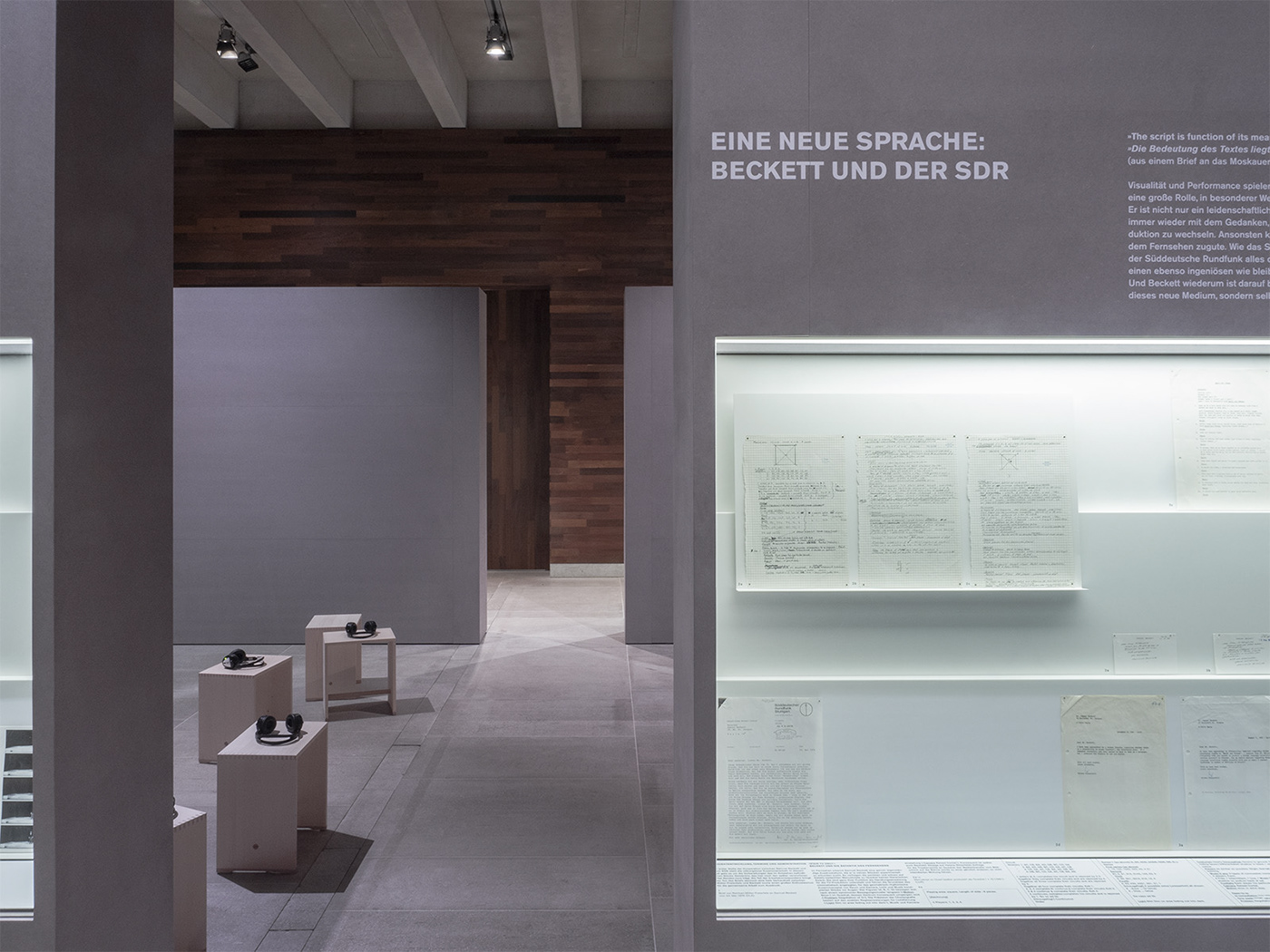 Literaturmuseum der Moderne Marbach südstudio CLMNZ beckett