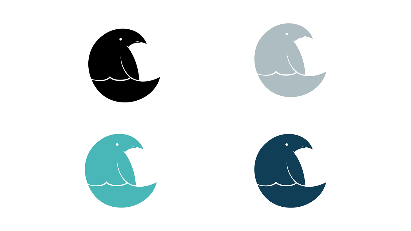adobe illustrator Digital Art  Logo Design moon vector visual identity