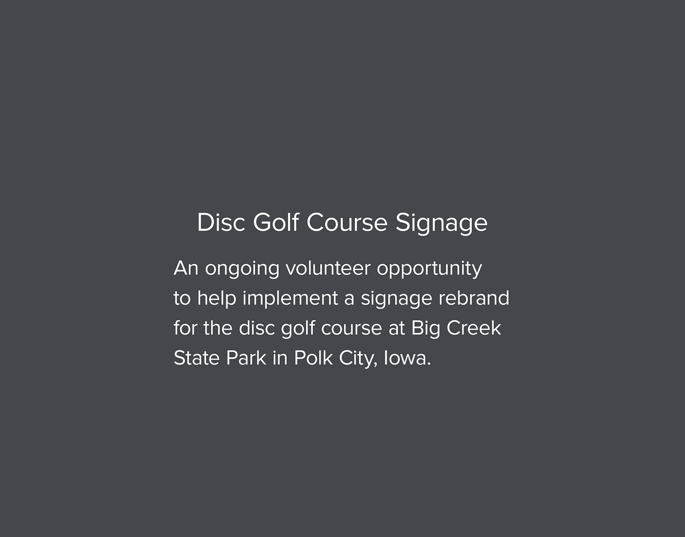 design system Disc Golf ILLUSTRATION  map navigation rebranding redesign Signage symbols wayfinding