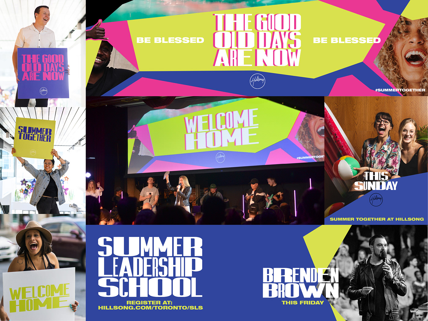 art branding  church community Creative Direction  design hillsong school summer Toronto