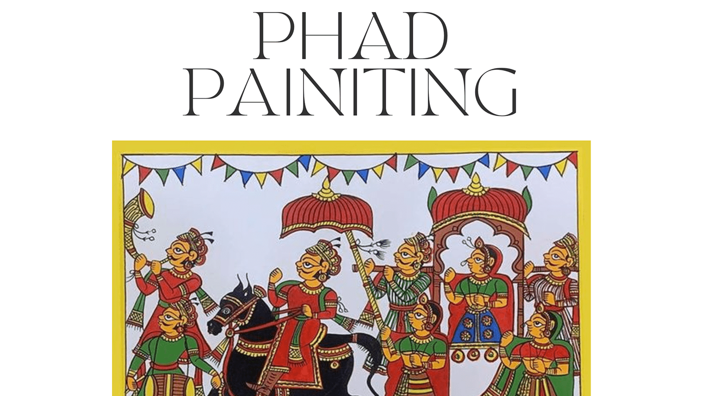 #painting #phad painting #Sustainability  #traditional #handcrafted #upcycling