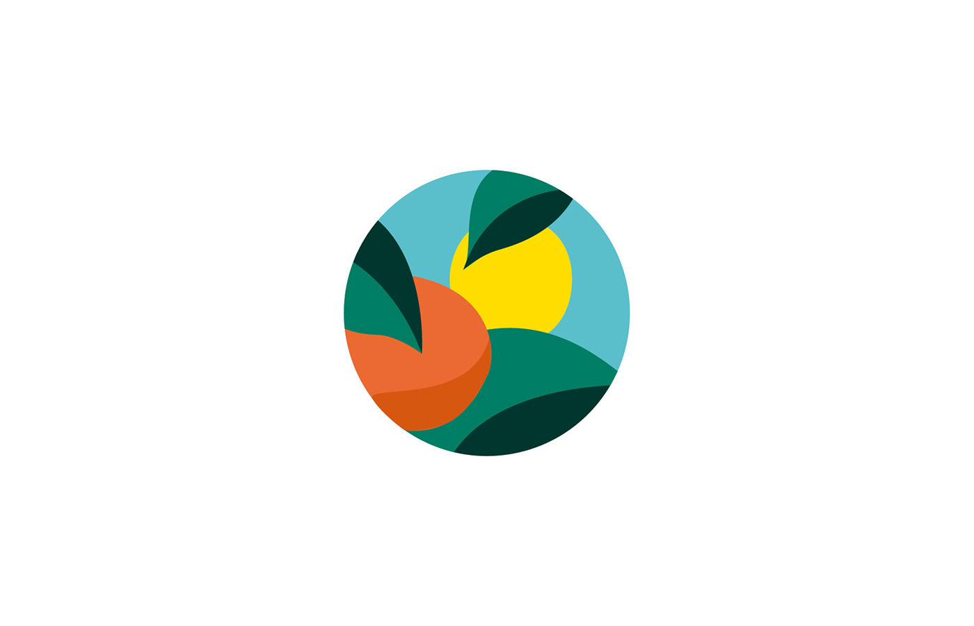 logo Logotype Cueillette cueillir à la main fruits et légumes nourriture marche