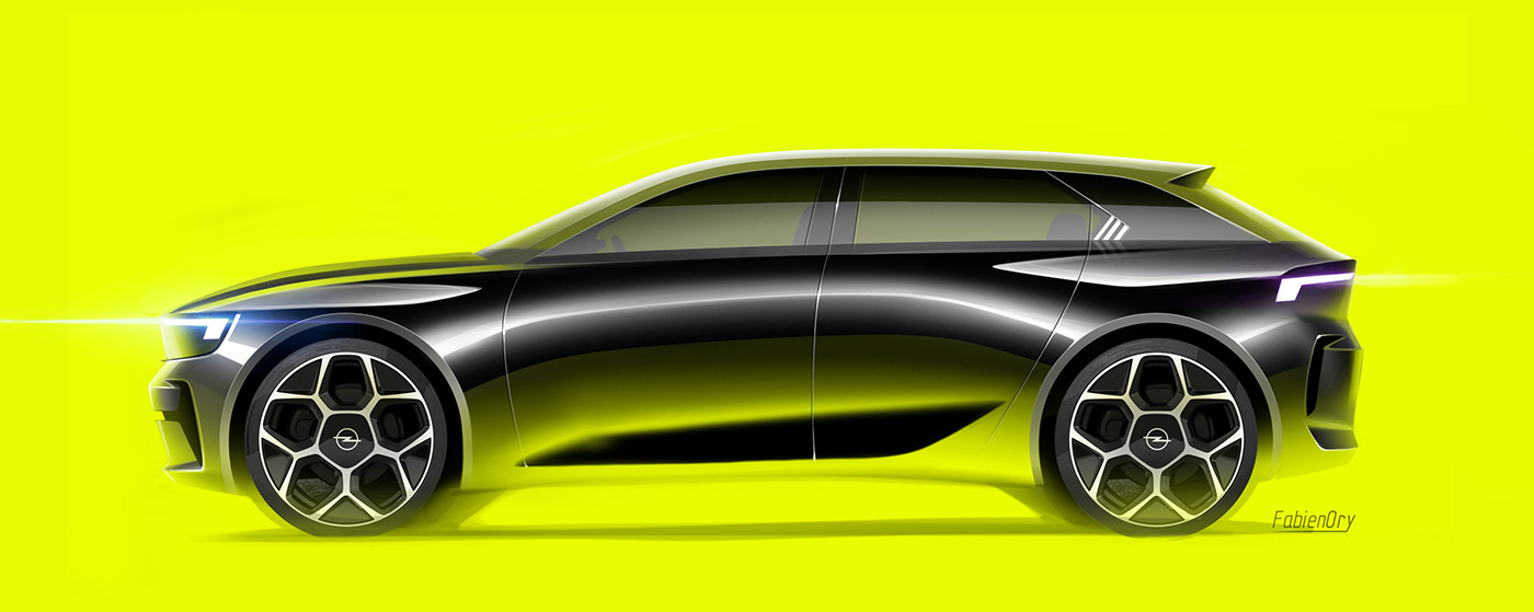 automotive   car car design sketch