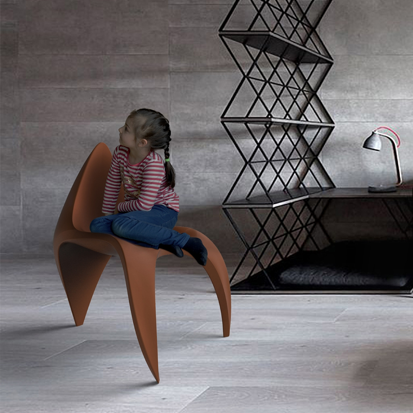 chair design industrial Render silla