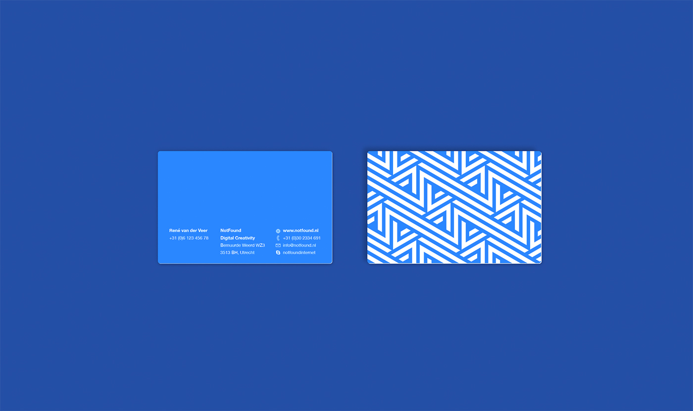 Website Identiy design dutch bold blue logo icons grid Stationery Rotterdam Netherlands utrecht thijs janssen
