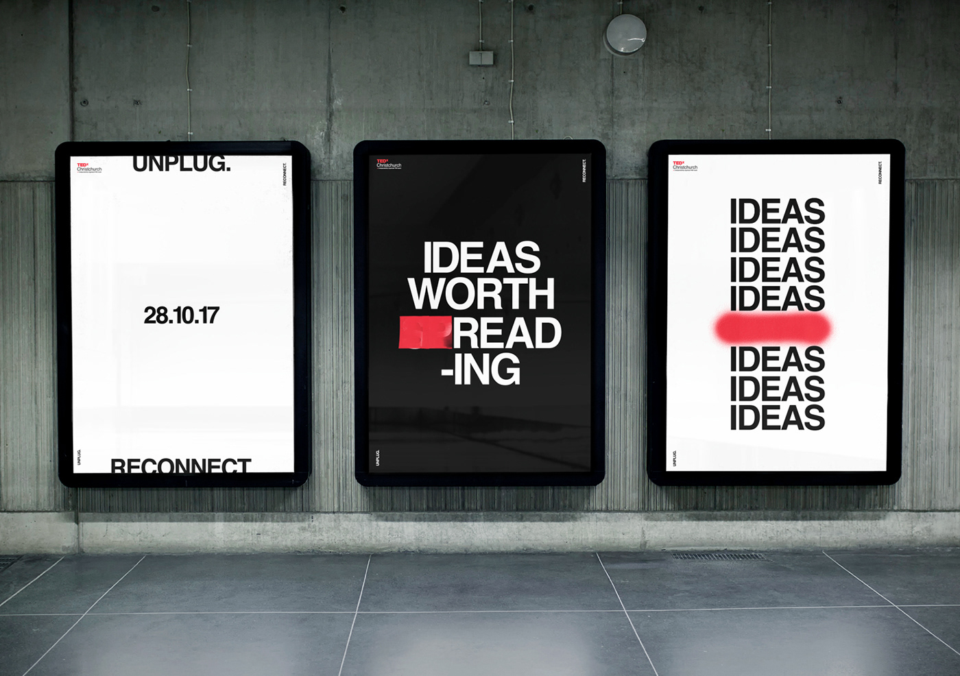 TED TEDx helvetica newspaper Event ideas worth sharing