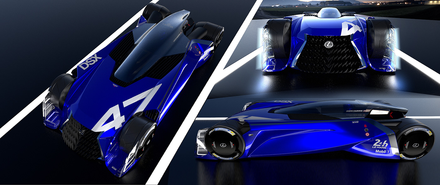 Lexus Design race car Automotive design cardesign Art Center Lexus Robotic design CAR RACING