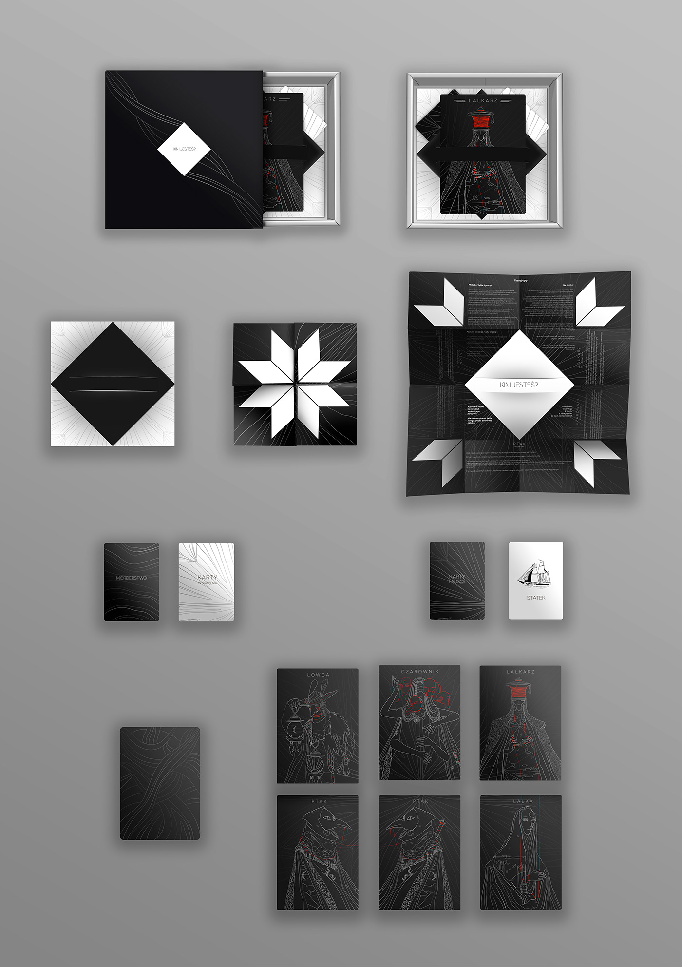 card gamedesign graphicdesign Monochromatic