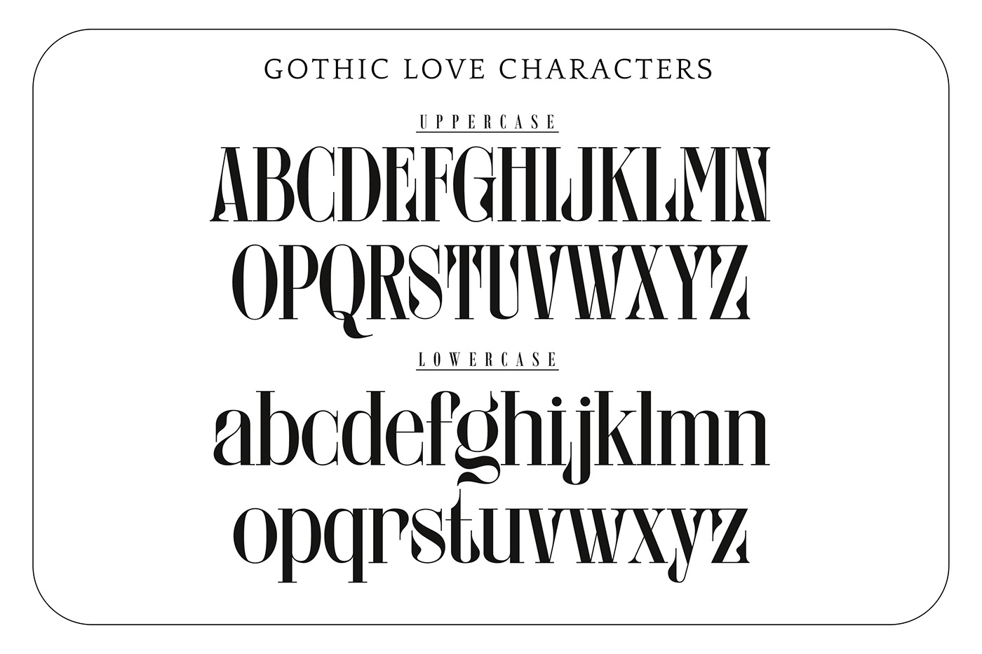 creative market display font elegant font Fashion font font design gothic modern font serif Serif Font ligature