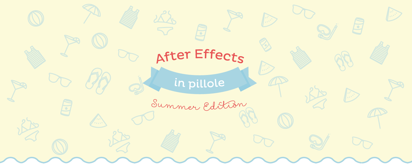 after effects motiongraphic pills summer tutorial icons 2D shape