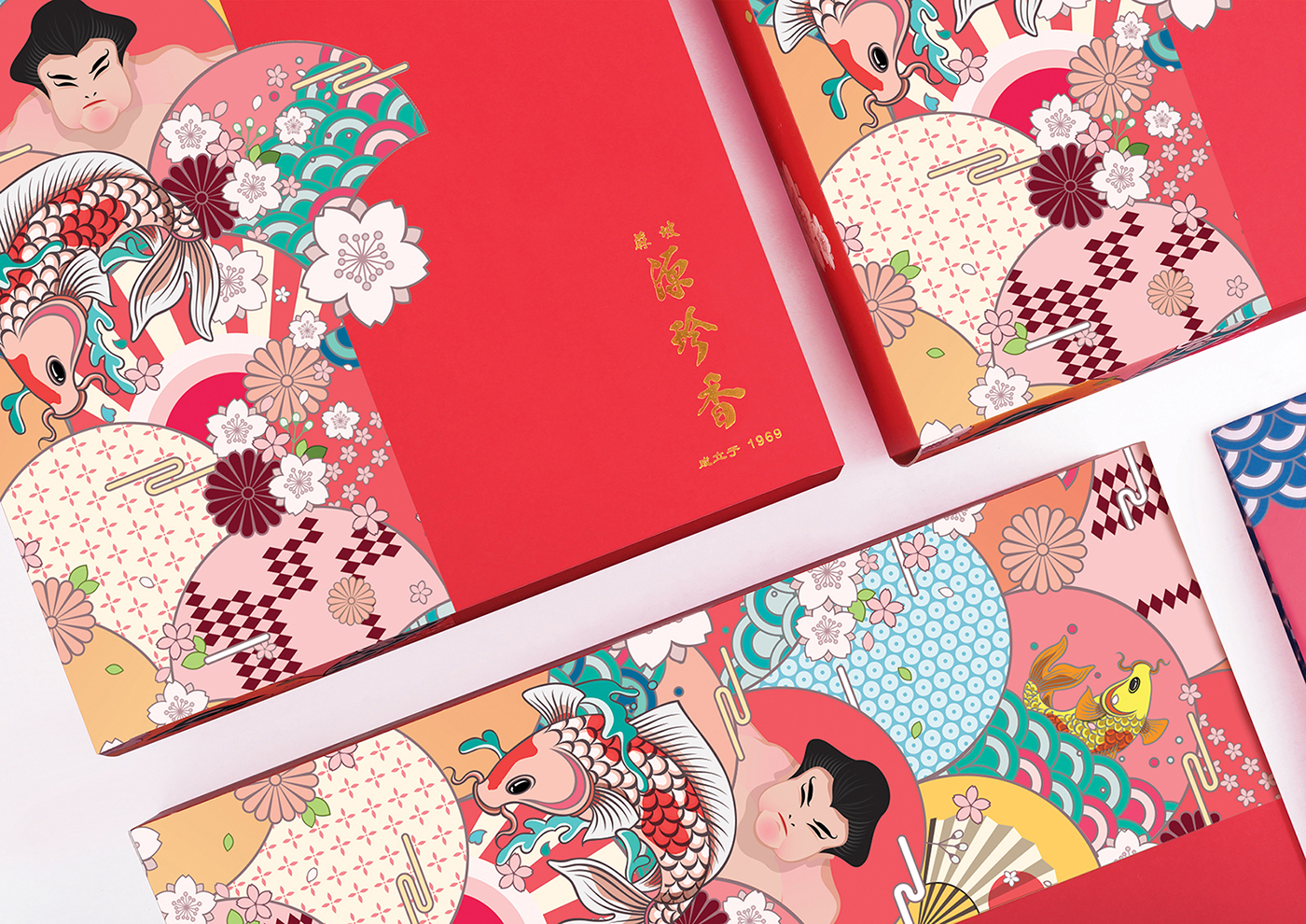 Packaging branding  malaysiabrand japan china red