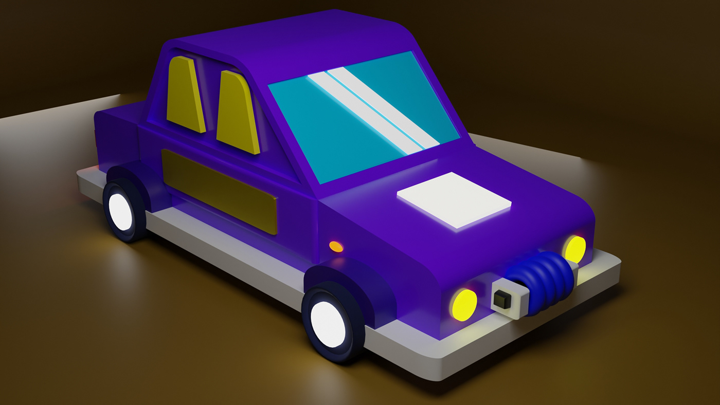 Render 3D blender 3dart 3d modeling lighting modeling Cycles render blender3d car