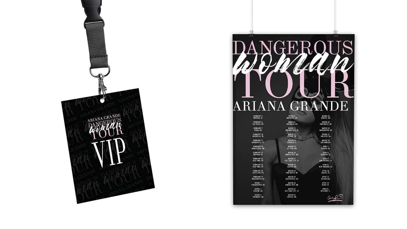 Ariana Grande dangerous woman Lyrics Merch music songs tour