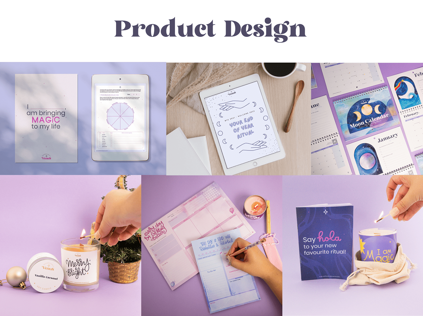 branding  Ecommerce instagram packing selfcare Soy candle Stationery Logo Design