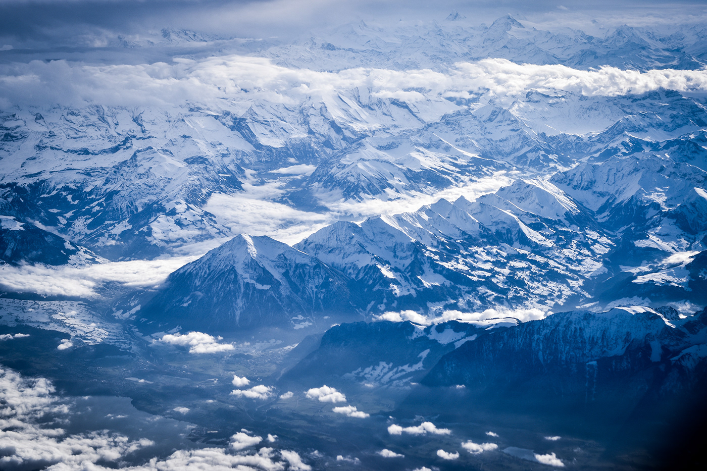 clouds mountains alps SKY air Aerial flight Fly snow Alpes