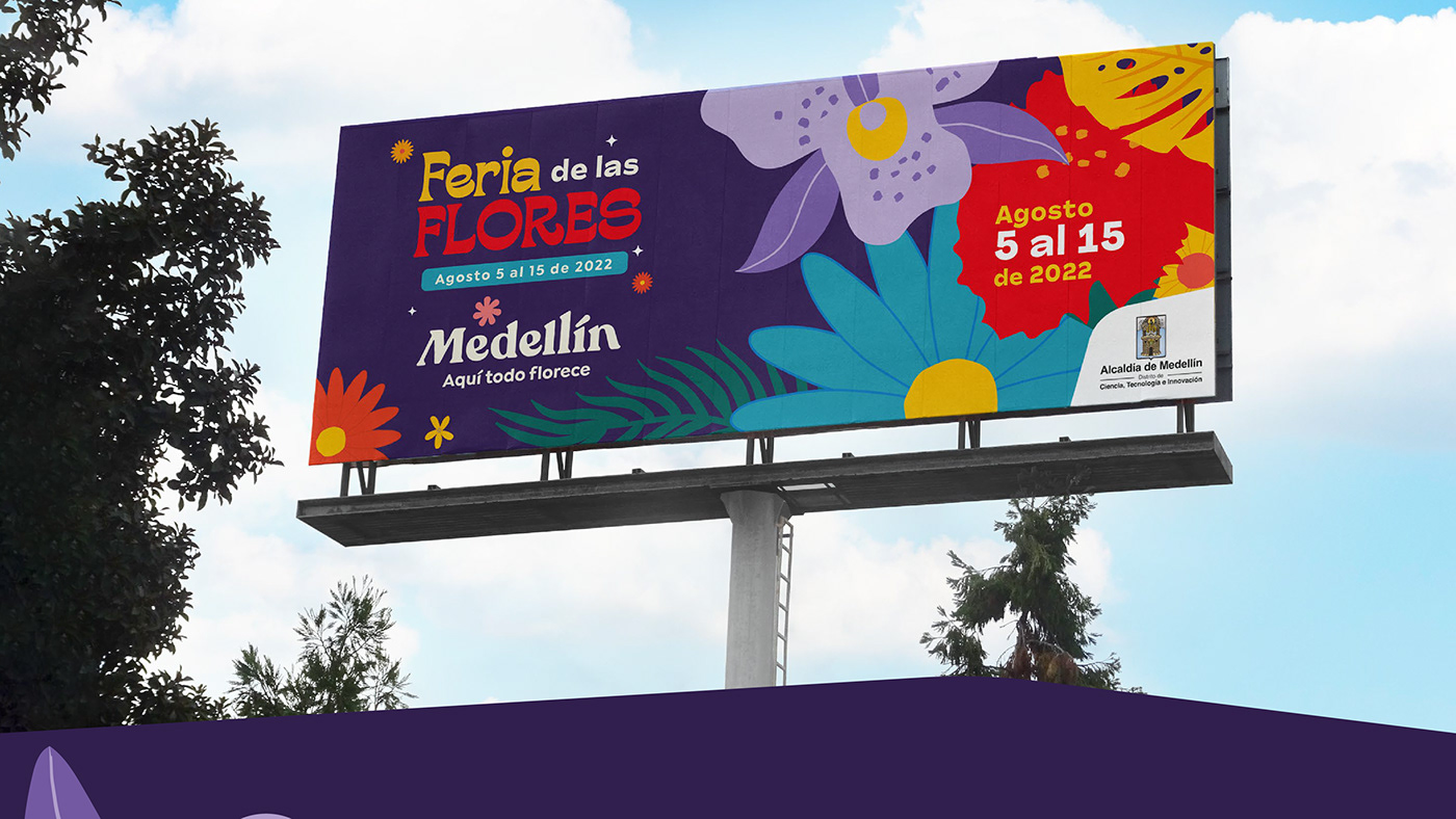 Antioquia Flores diseño brading marca publicidad feria feria flores marca ciudad