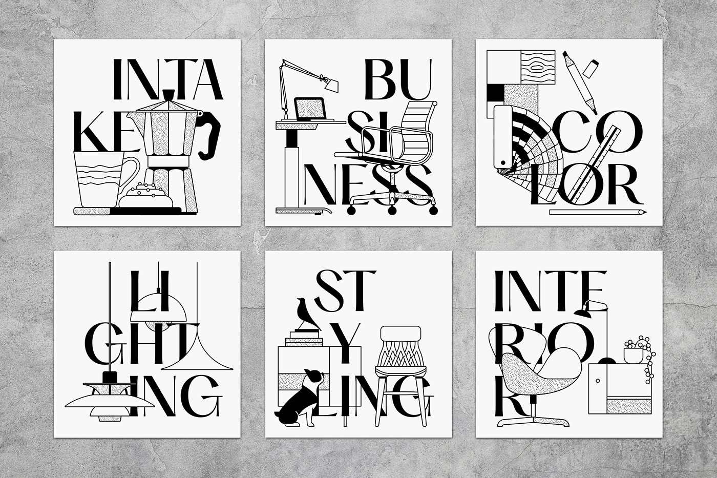 architecture branding  contemporary identity ILLUSTRATION  Interior interior design  Logo Design minimal typography  