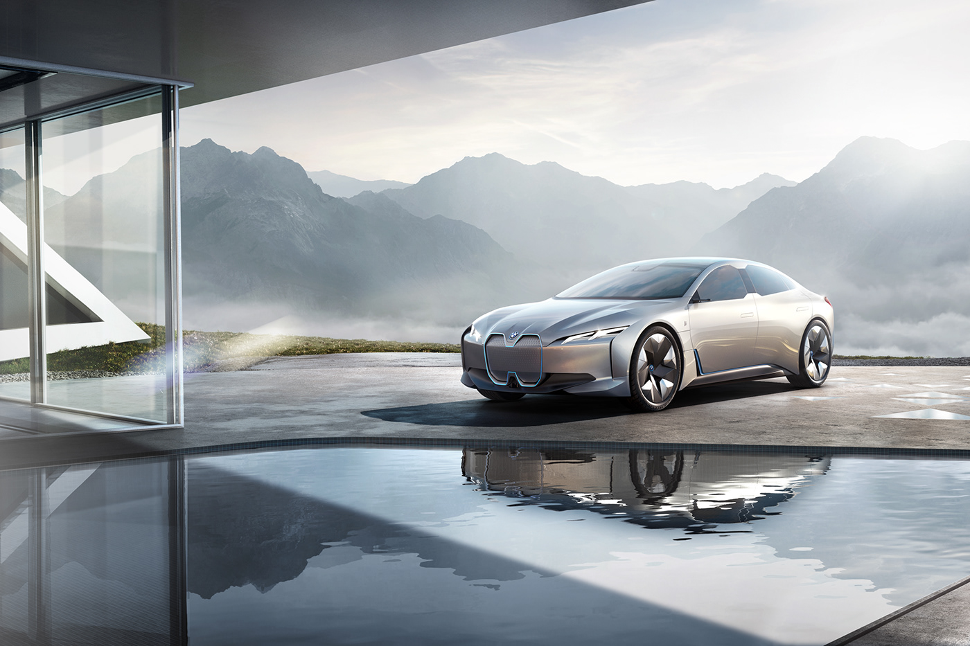 cinema 4d photoshop BMW concept car automotive   visualization