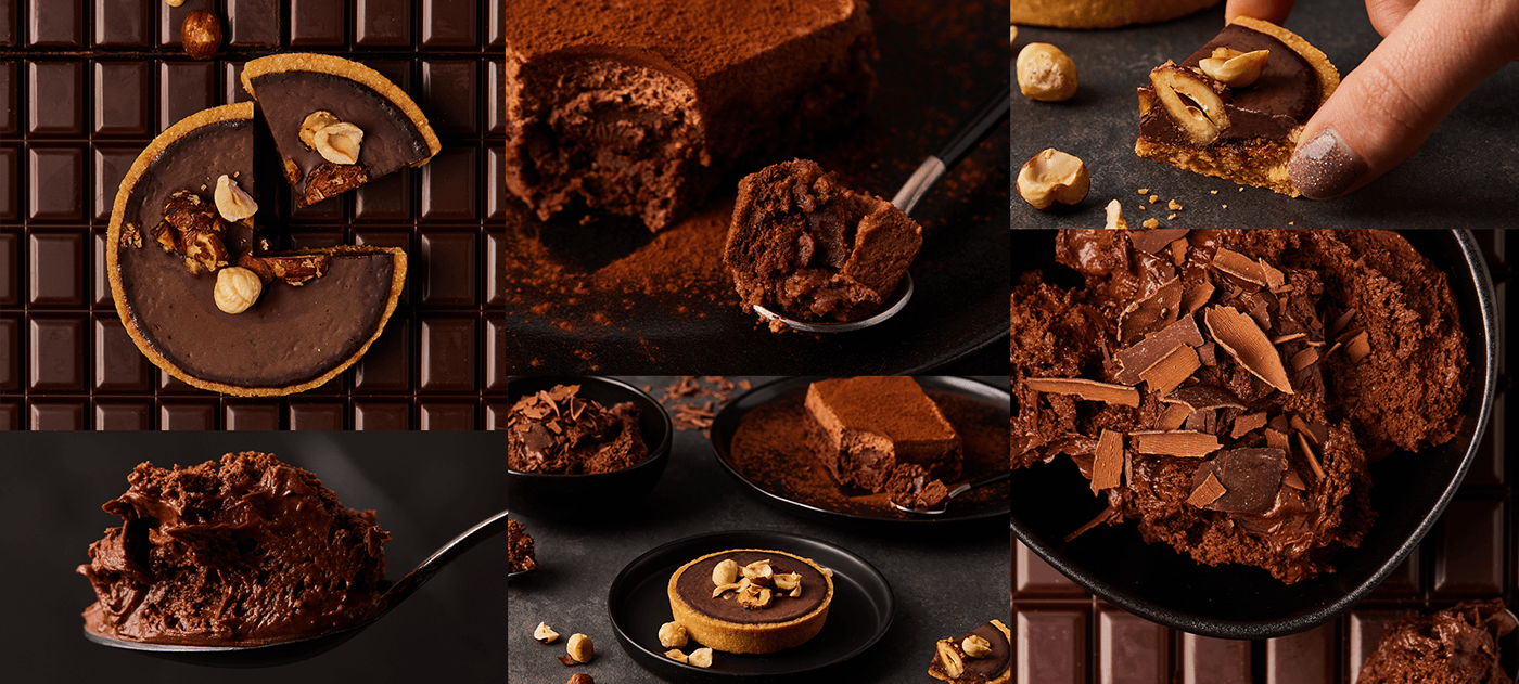 Pâques chocolat Food  marketing   visual identity Social media post