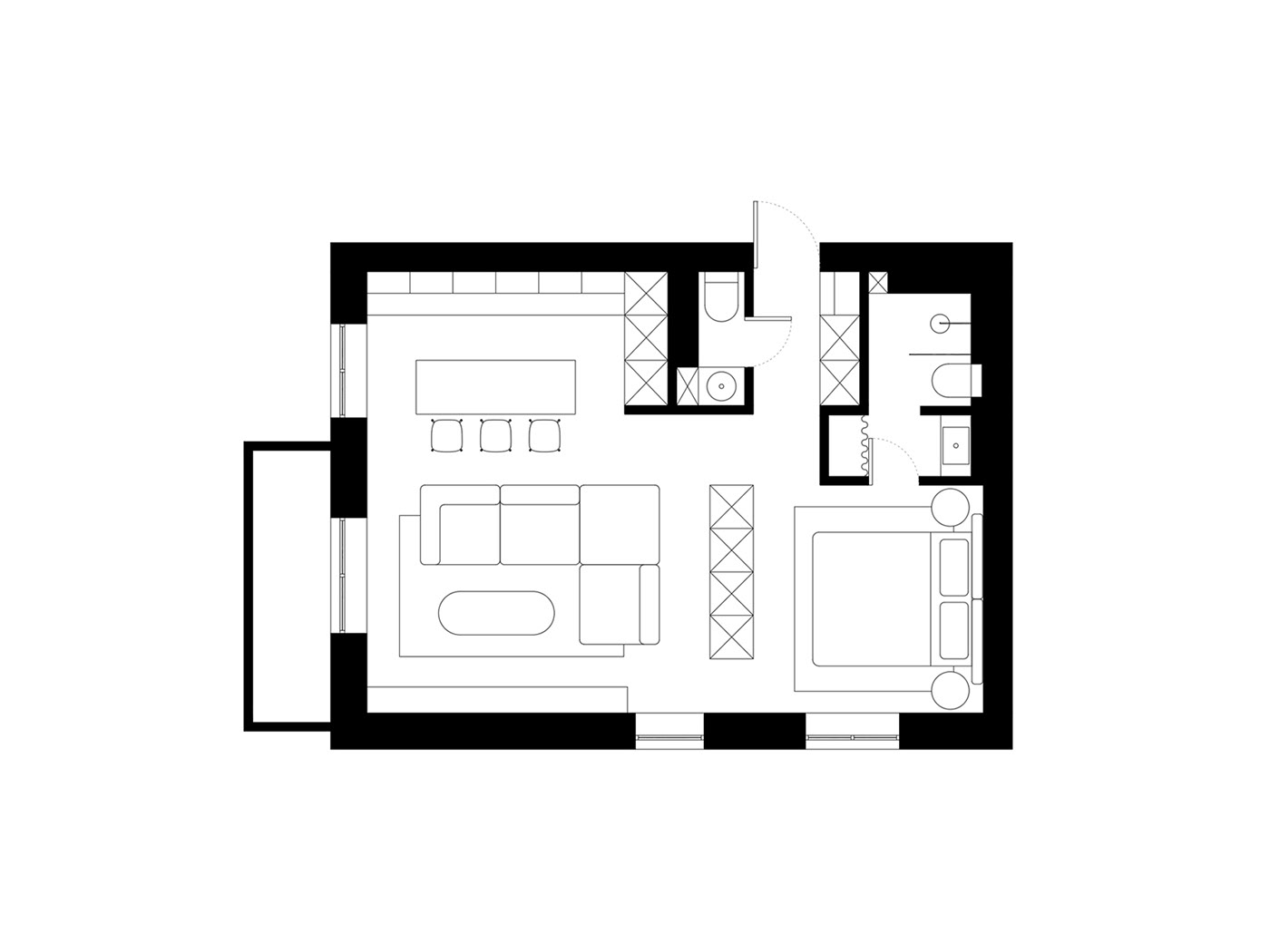 apartment interior design  Interior design architecture residential