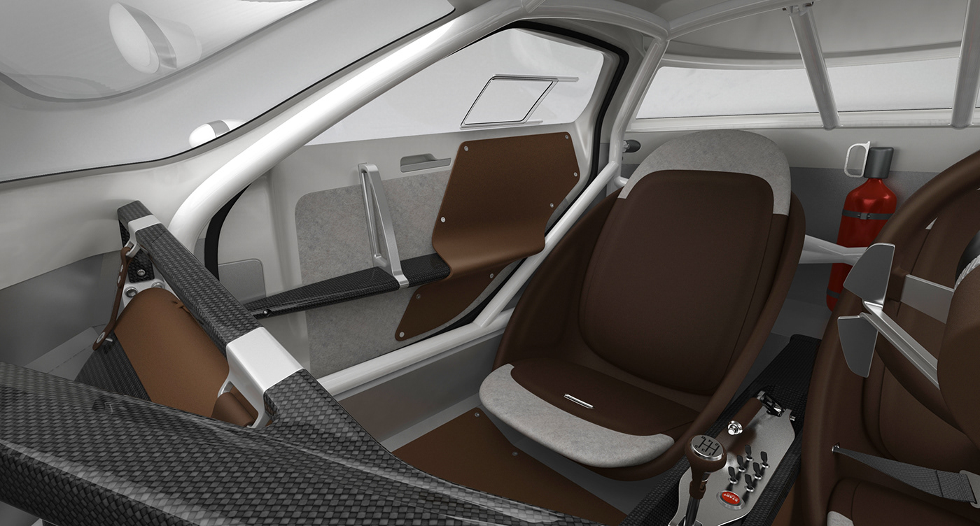 Auto car Interior exterior concept