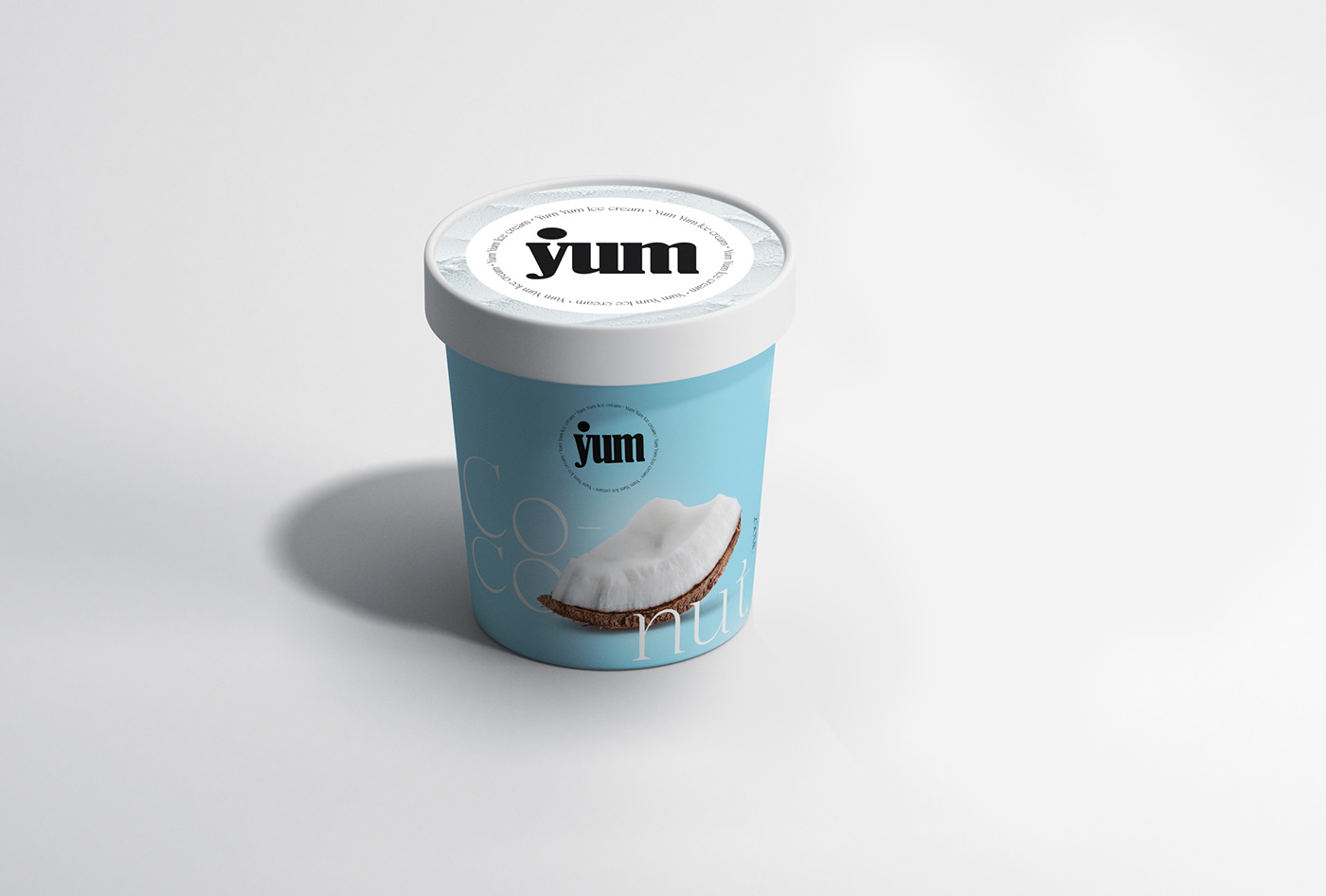 design graphic graphicdesign ice cream Label logo Packaging typography  