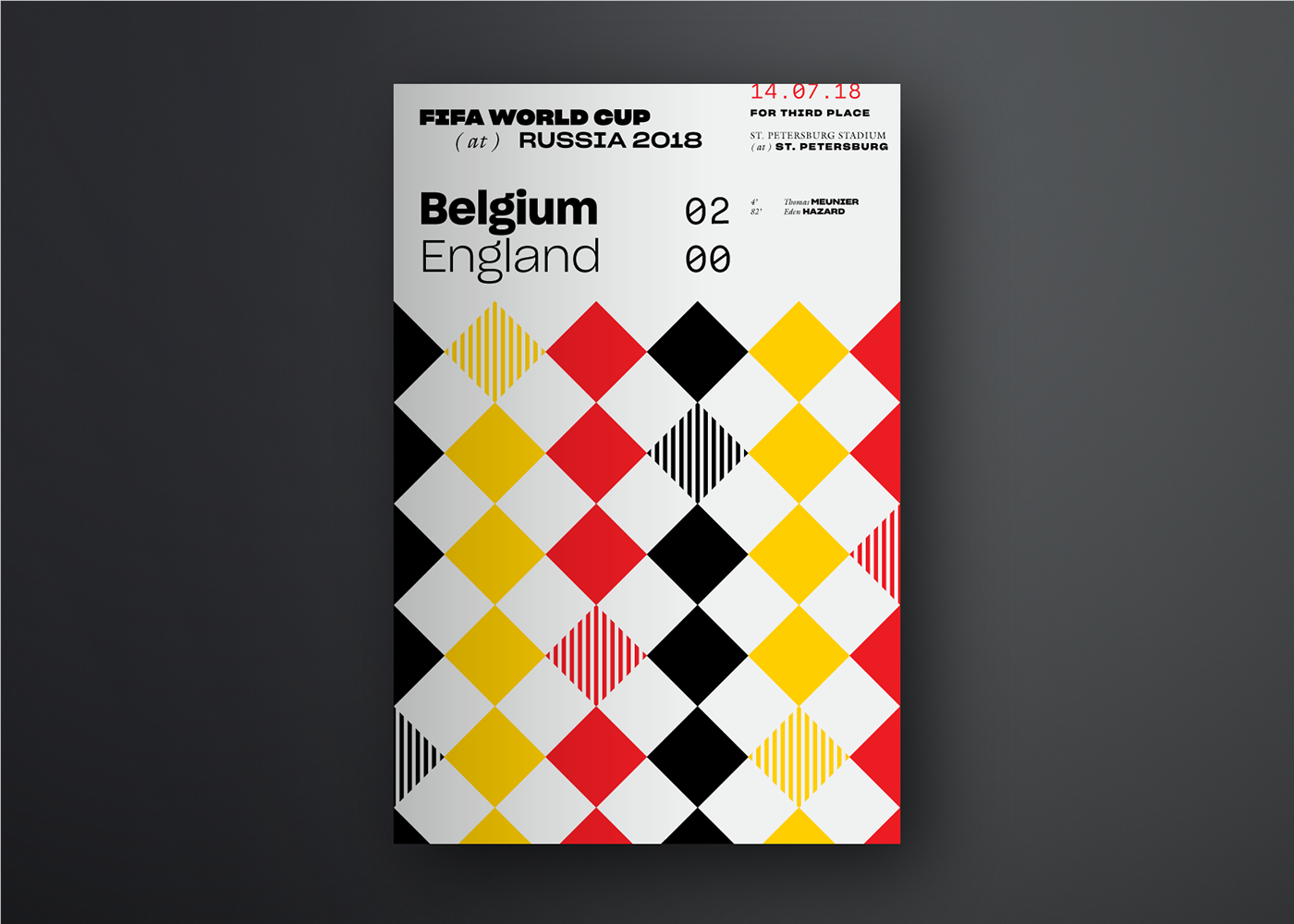 poster Poster Design geometric cartel afiche affiche mexico Sweden Brazil soccer