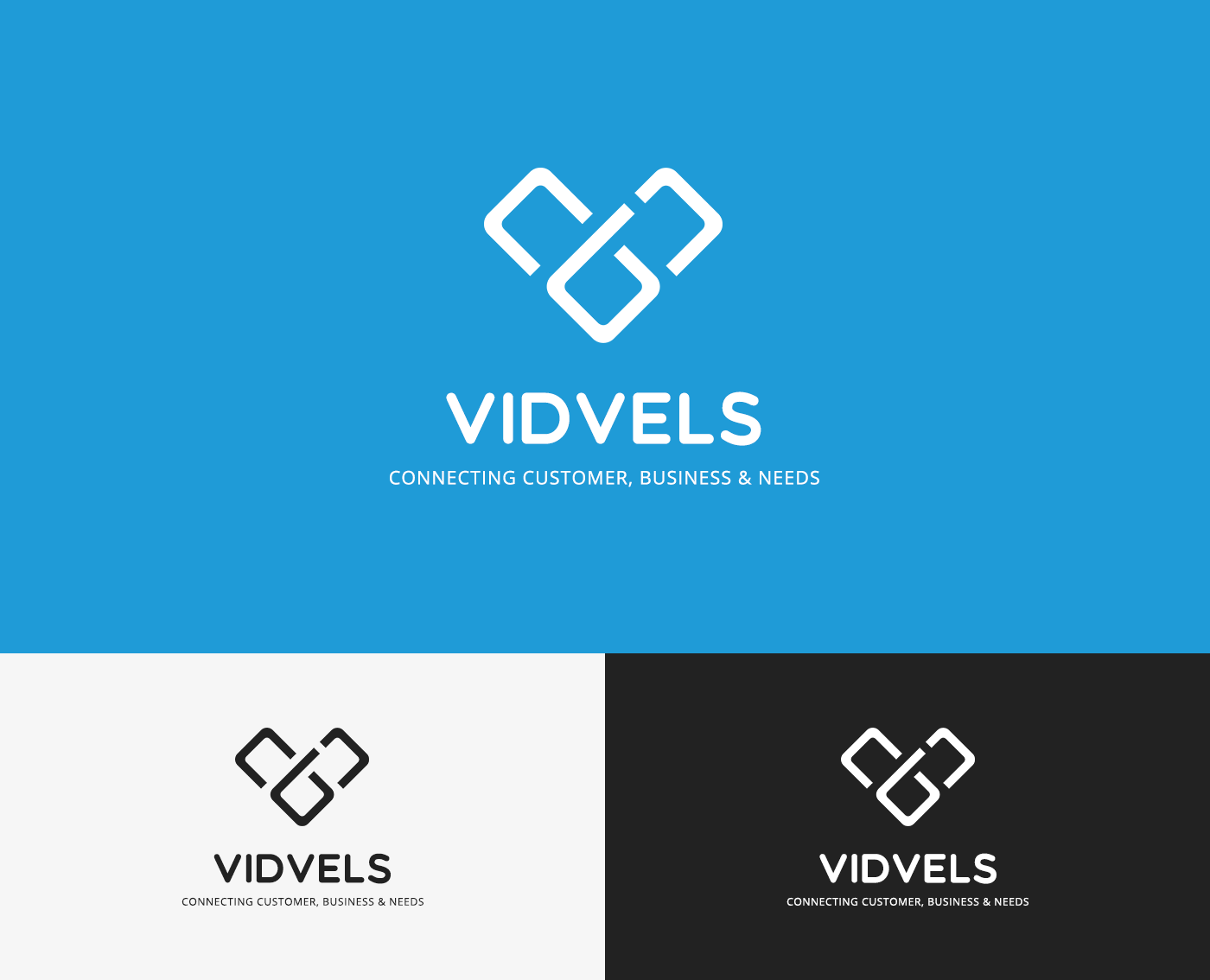 vidvels IT Solutions software company Consultancy Company logo branding  Corporate Identity logofolio brand identity MUMBAI