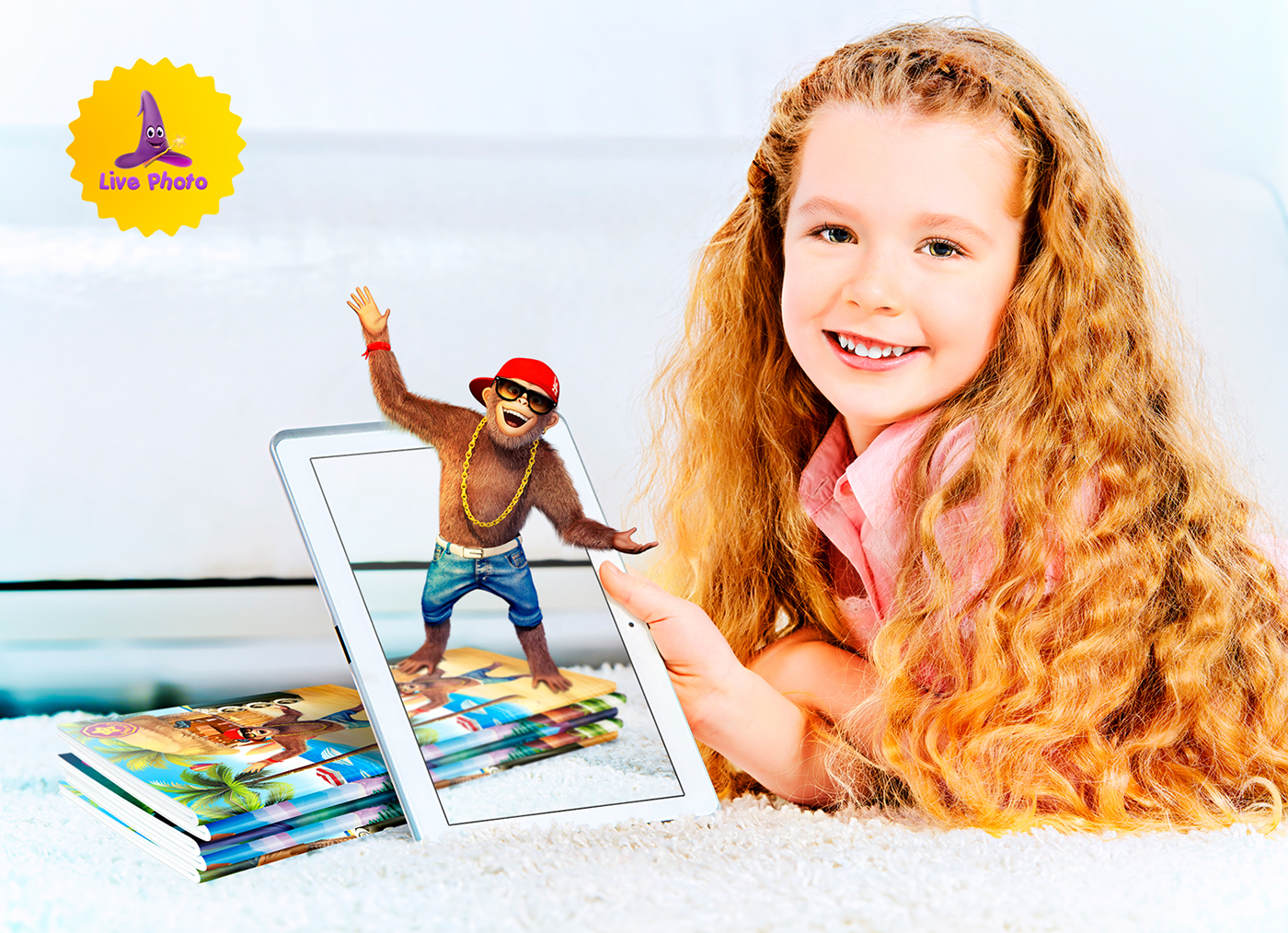 Live animations book augmented reality ios app augmented reality Magic   AR children