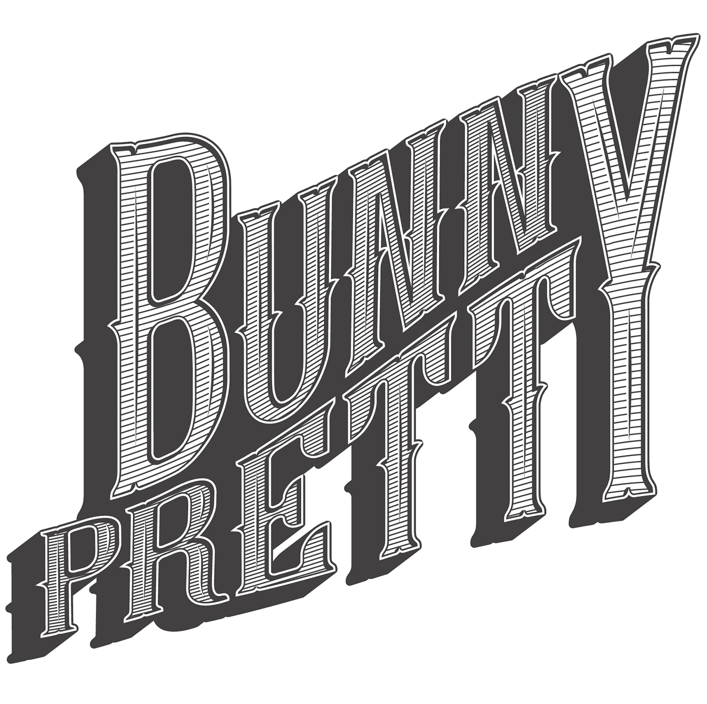 bunny lettering ornaments vector shoes recorded grabado ILLUSTRATION 