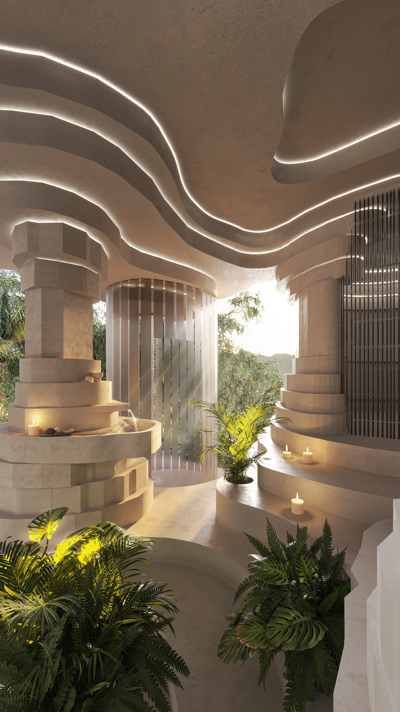 Architectural rendering visualization 3dvisualization 3ds max interior design  Render exterior architecture archviz CGI