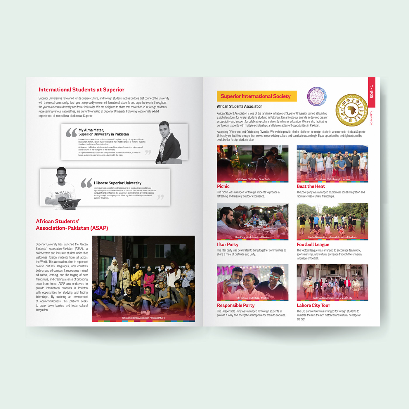 annual report book design annual book design Annual SDGs Book Design University Book Design