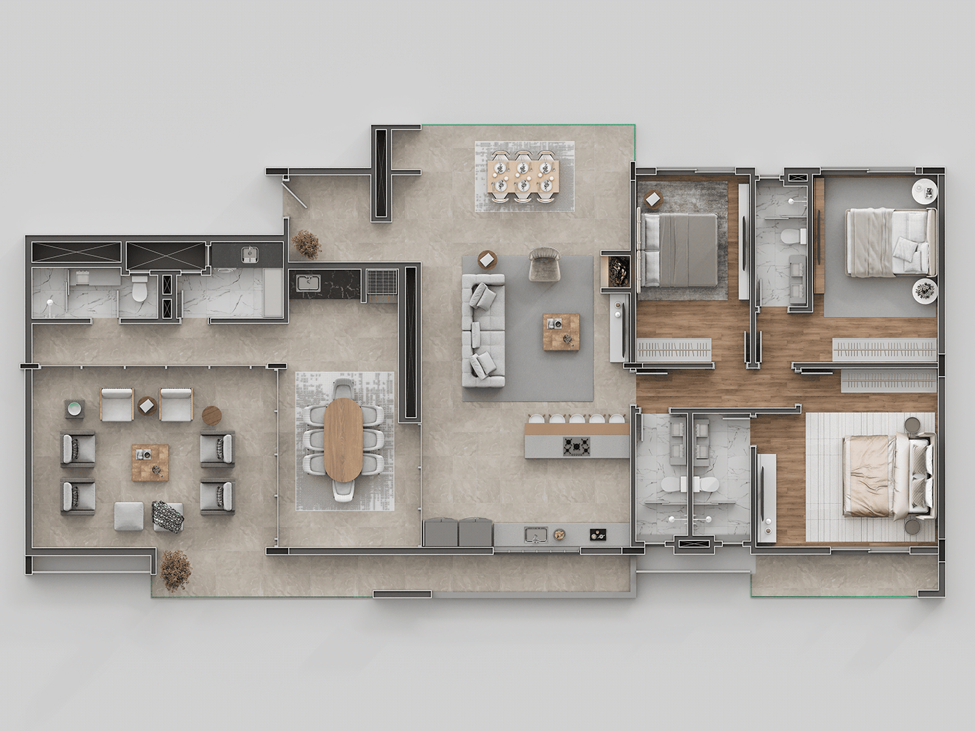 3d render archvisualization cgiart floor plan Real State