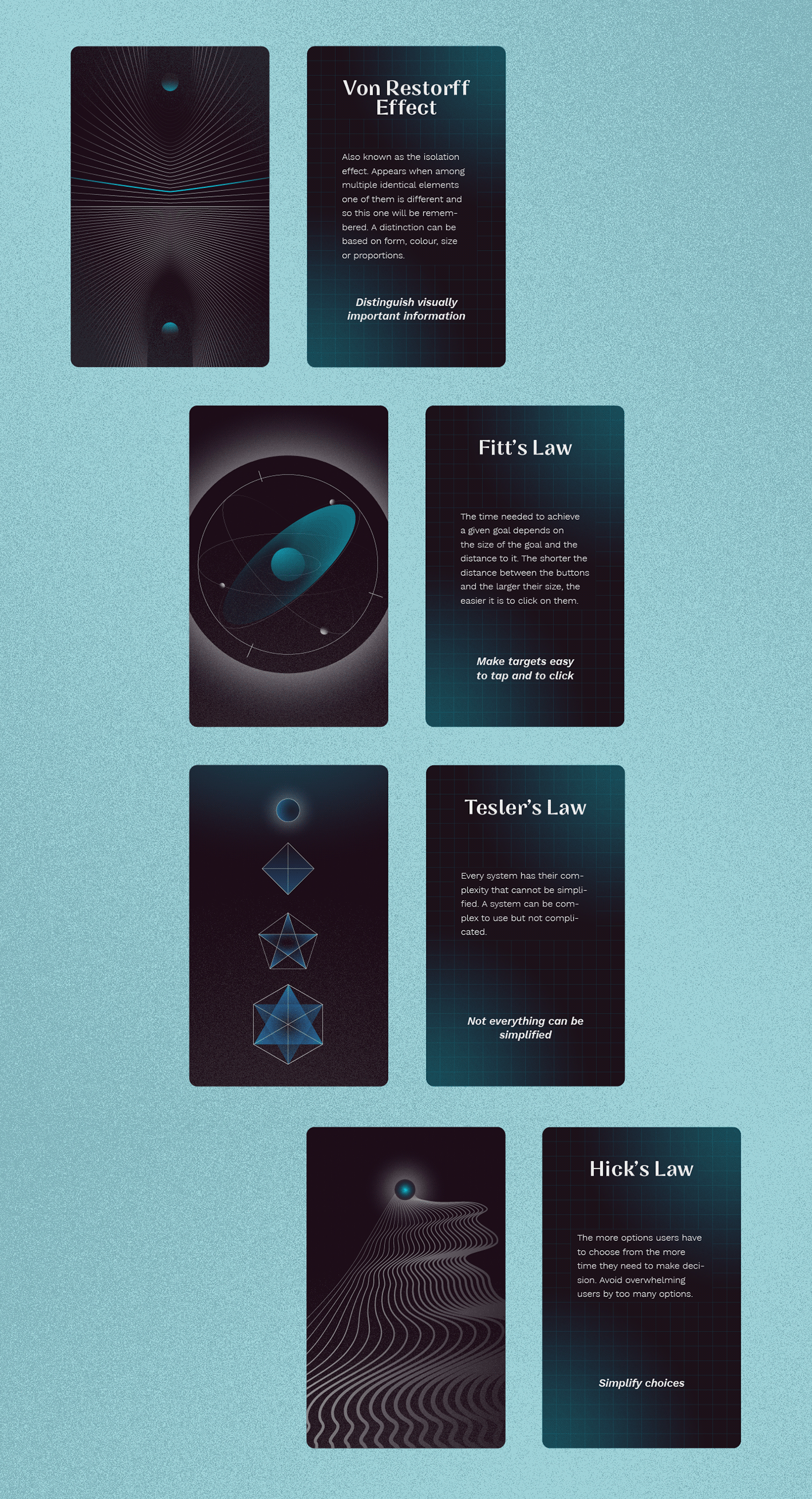 educational cards effects Effects and Laws LAWS user experience cards user experience effects user experience law UX Cards