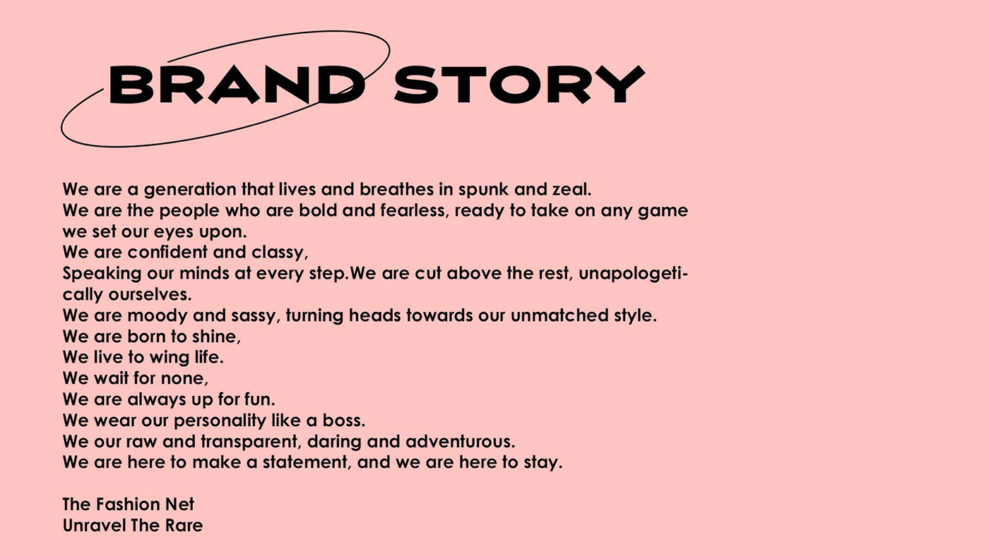 the brand story in brief