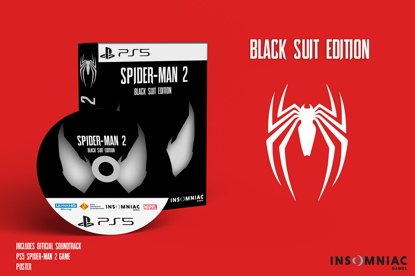 design Graphic Designer special Packaging concept marvel playstation spiderman