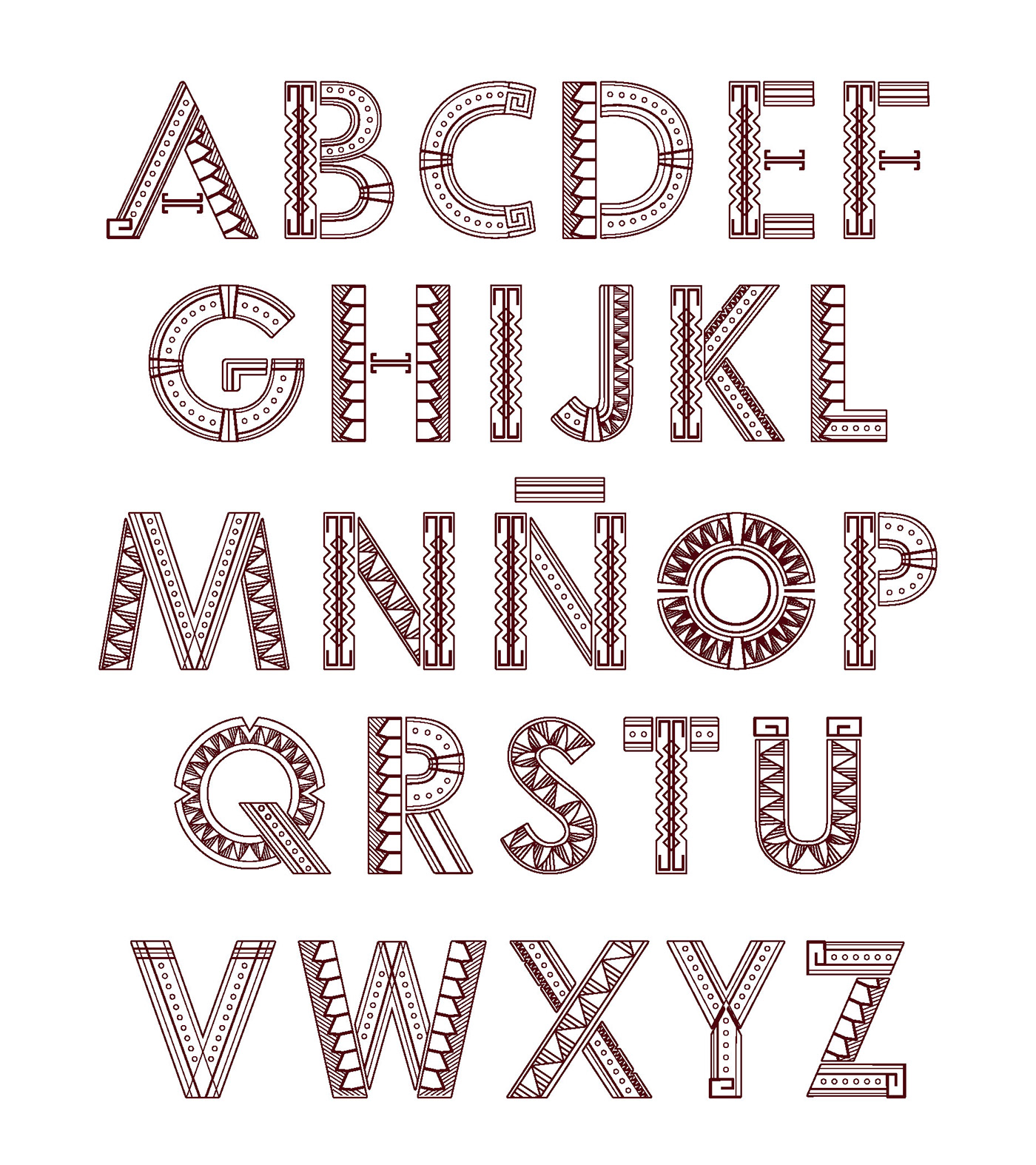 Ecuador cultura tipografia alfabeto desing experimental letras diseño