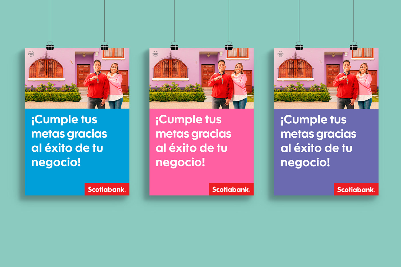 banco composición creatividad emprendedor familia hipotecario publicidad retoque Scotiabank Perú vivienda